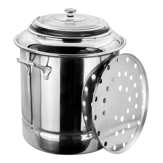 Vaporera de aluminio con tapa de cristal Núm. 34 VAP34CTC Acmi 2000 – vista 2