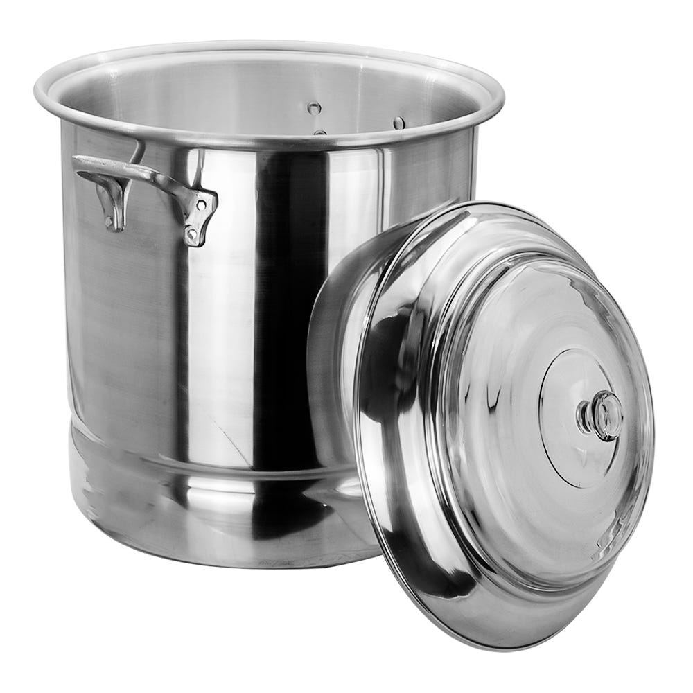 Vaporera de aluminio con tapa de cristal 50 L VAP45CTC Acmi 2000