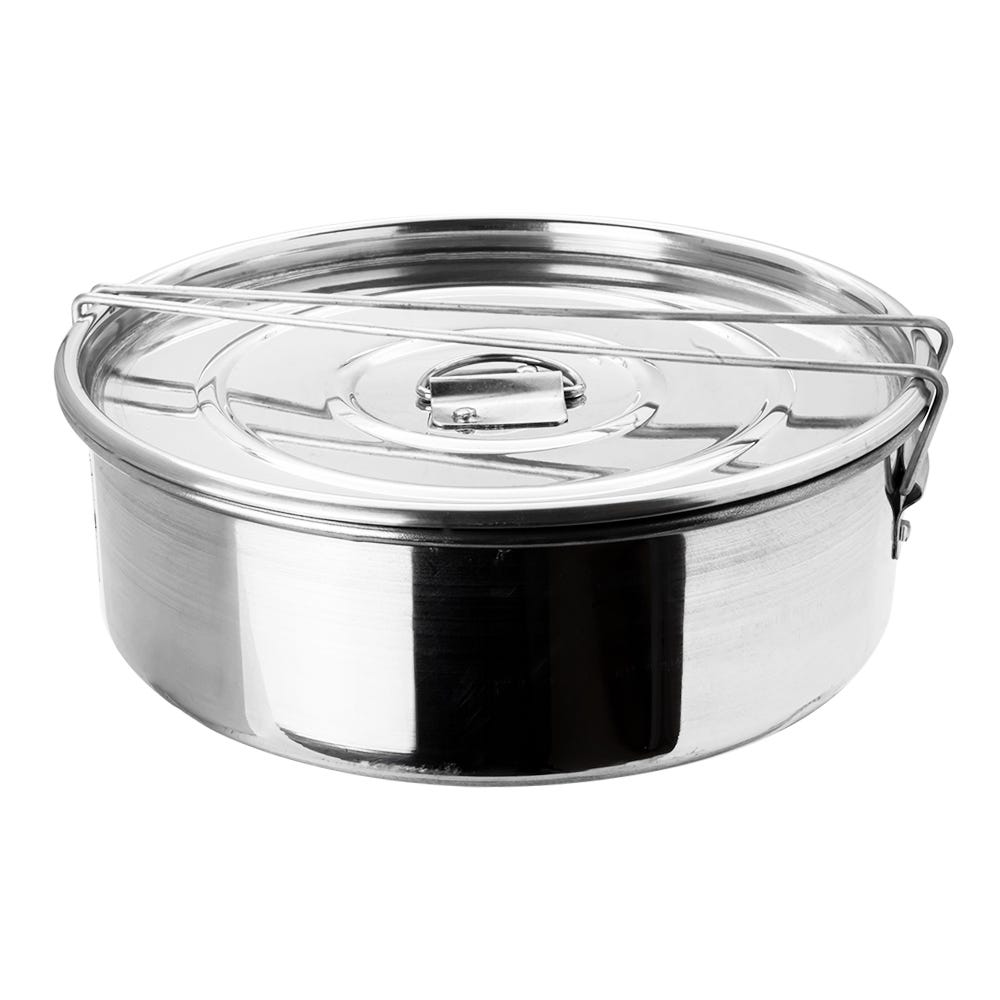 Fiambrera de aluminio con broche No. 22 FIAMBRERA22 Acmi 2000