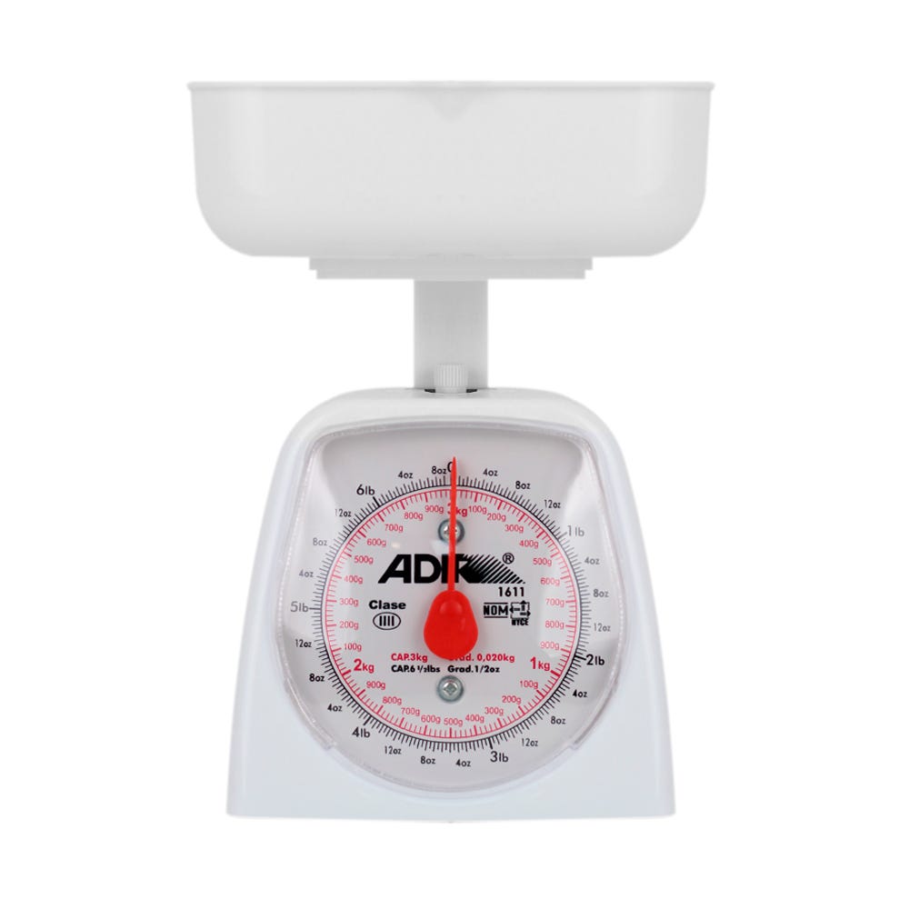 Báscula para cocina mecánica 3 kilos Adir