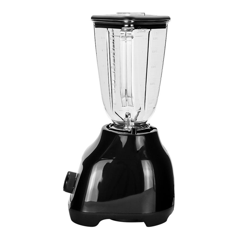 Licuadora Soho Lite negra con perilla vaso de plástico BLSTKAP-BRD-013 Oster