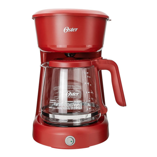 Cafetera análoga 12 tazas roja BVSTDCS12R-013 Oster