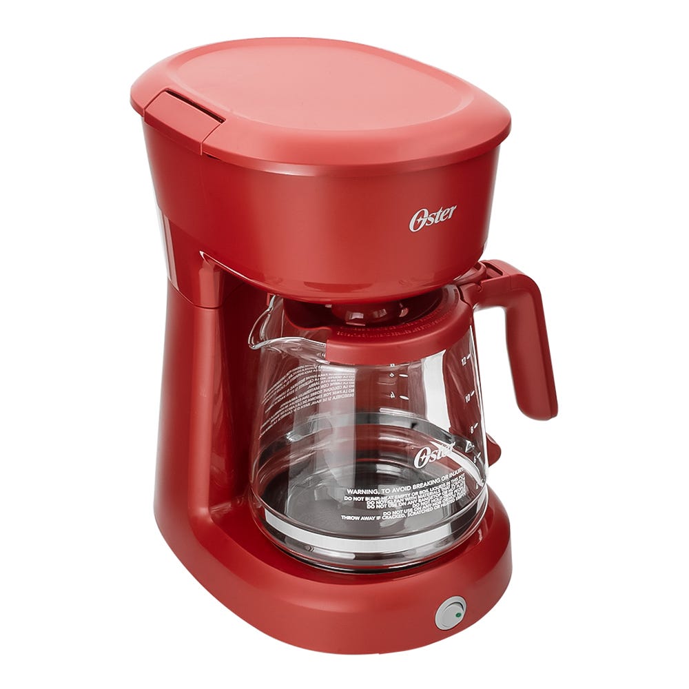 Cafetera análoga 12 tazas roja BVSTDCS12R-013 Oster