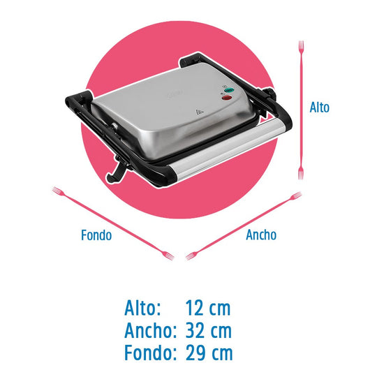 Sandwichera Panini CKSTPA2880013 Oster – vista 6
