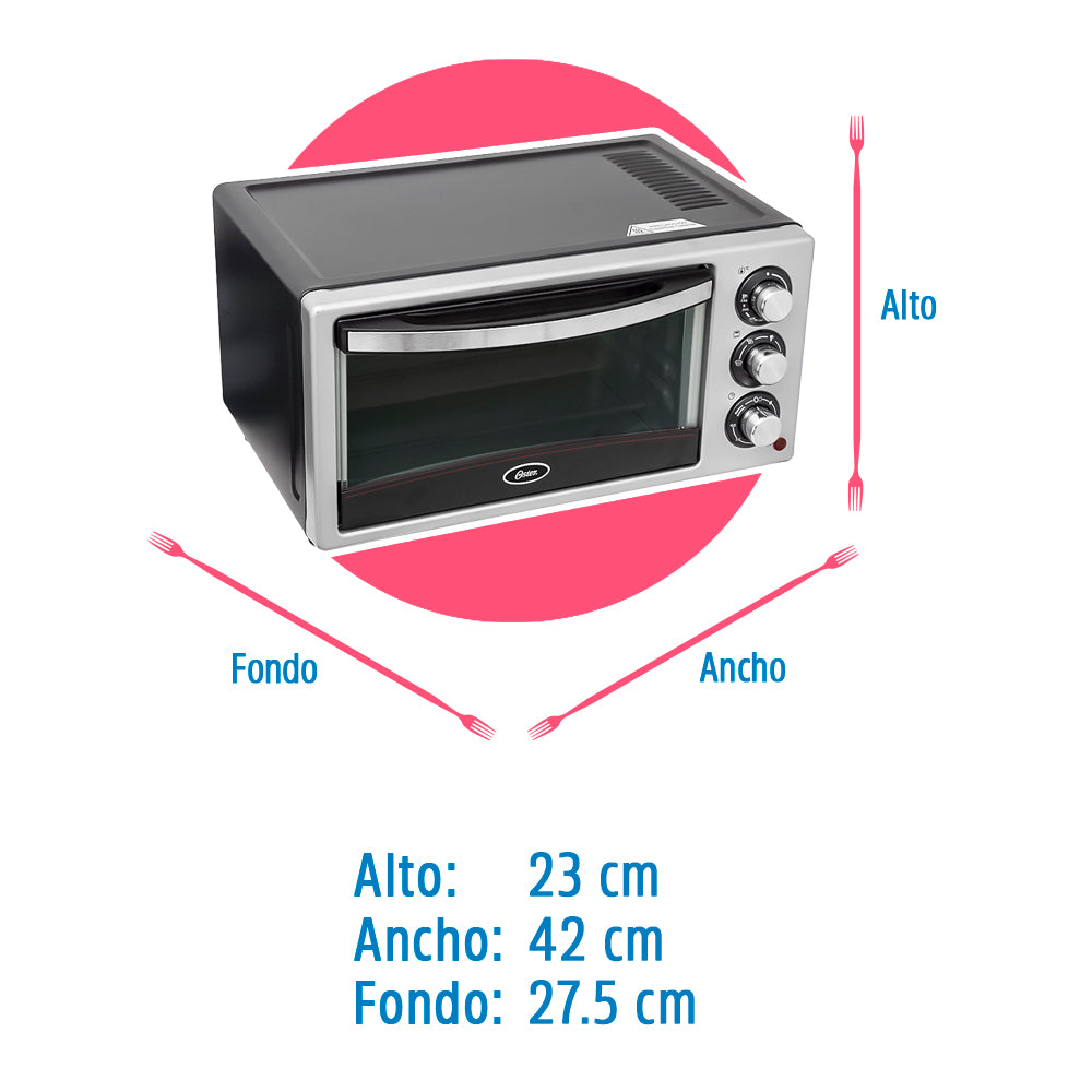 Horno tostador 15 L TSSTTV15LTB-1MX Oster