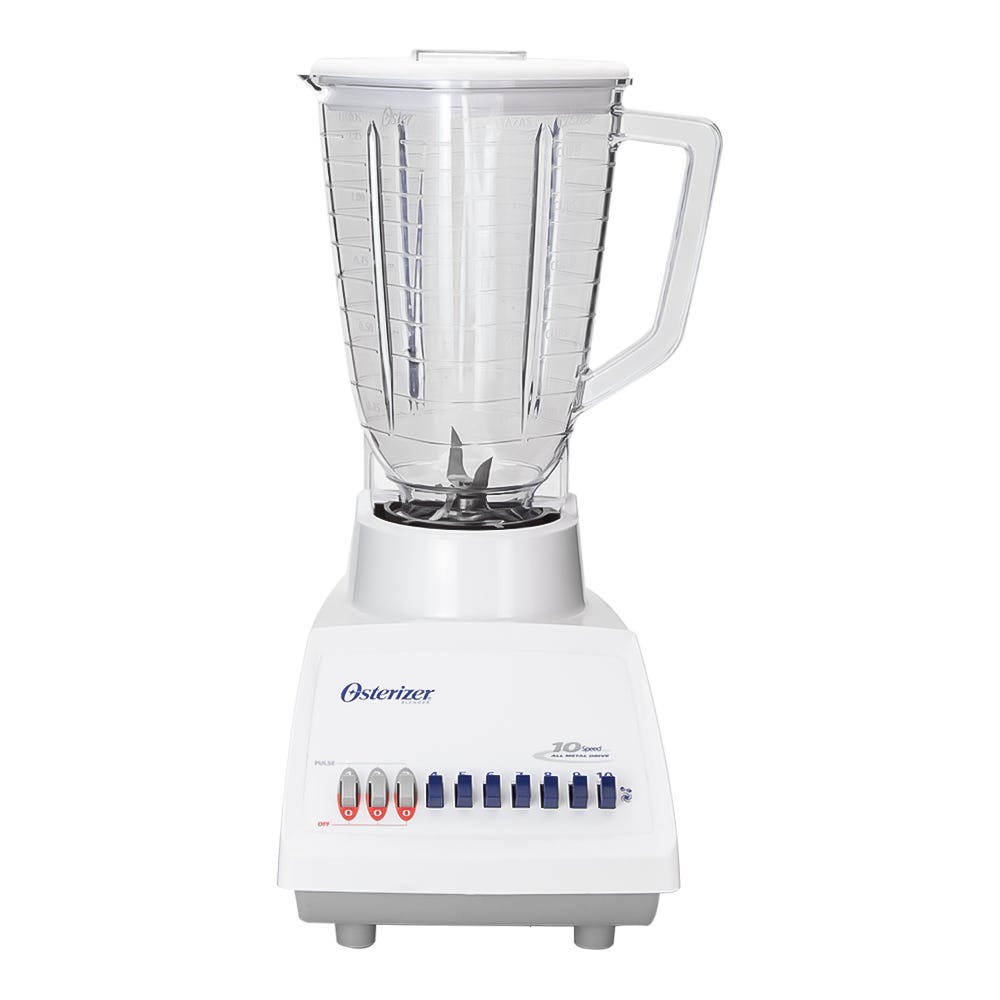 Licuadora Slant 10 velocidades plástico blanca BLST4108-013 Oster