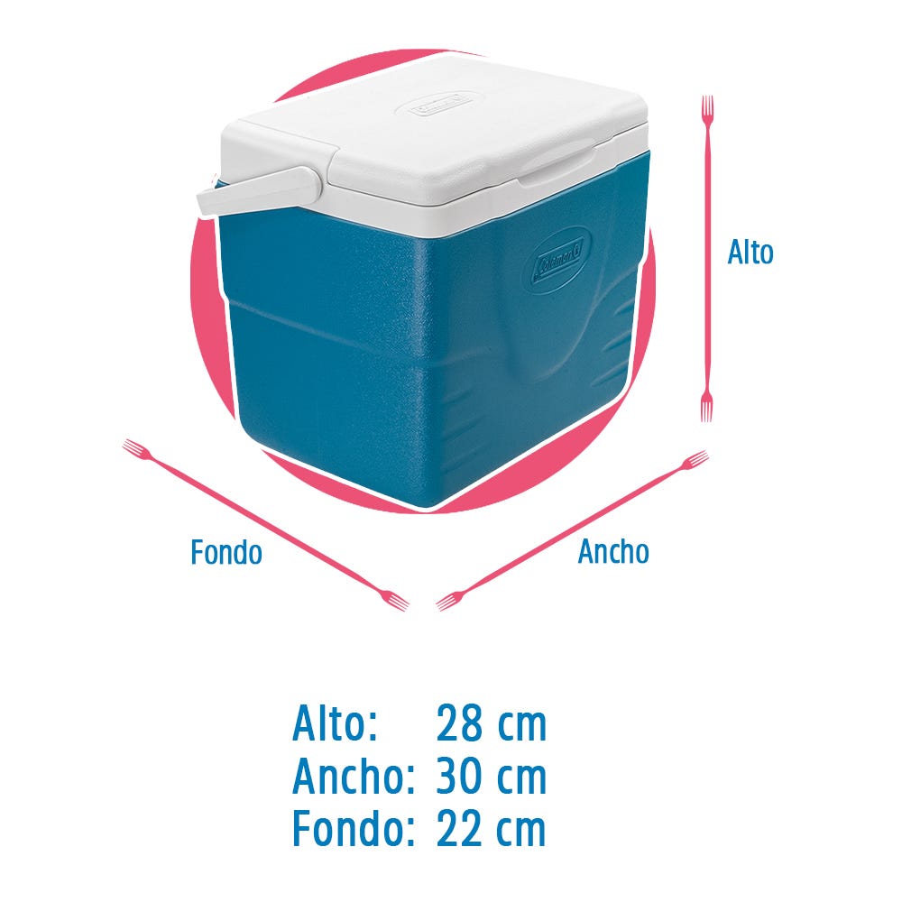 Hielera de plástico 9QT 8.6 L 2160823 Coleman