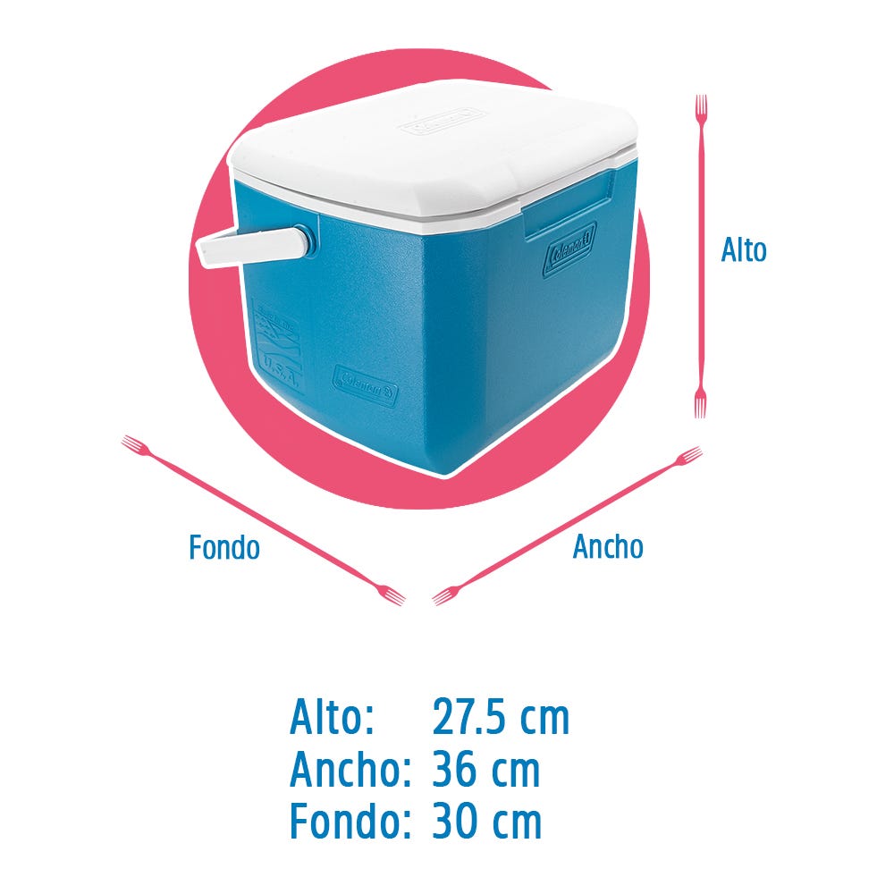 Hielera de plástico 16QT 15.2 L 2160841 Coleman