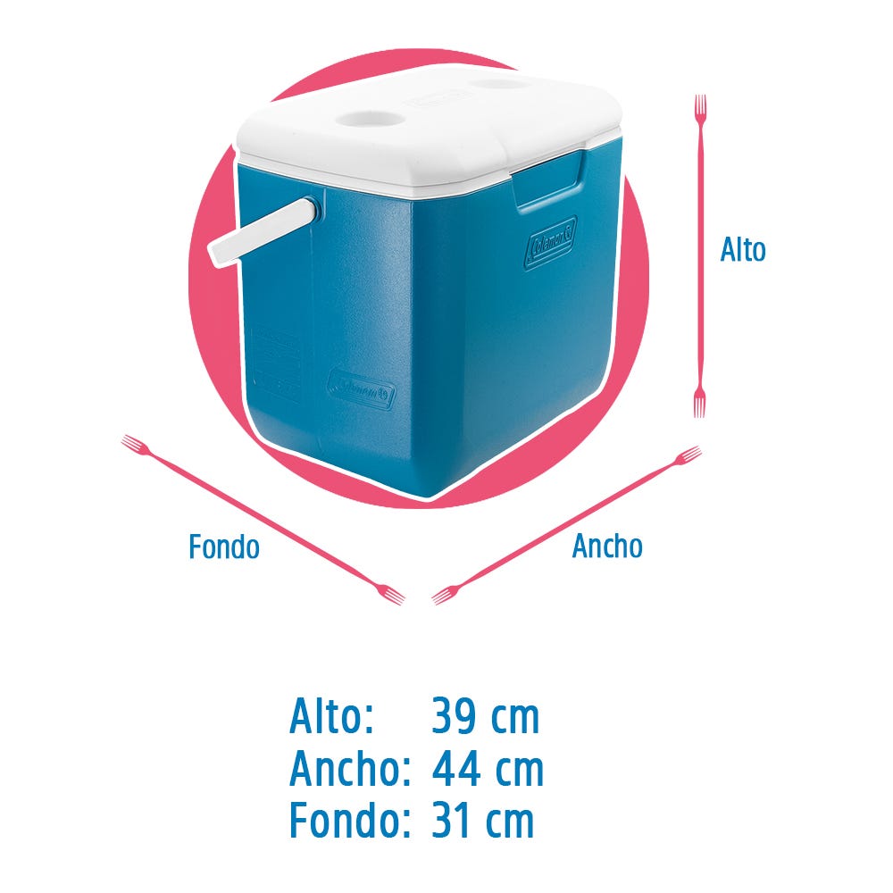 Hielera de plástico 30QT 29 L 2160830 Coleman
