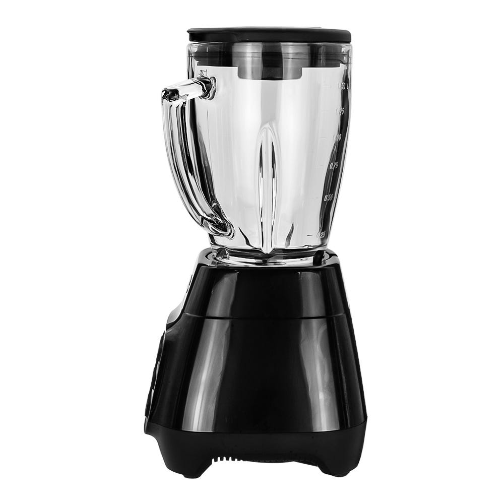 Licuadora Pyramid 3 velocidades reversible botones vaso de vidrio BLSTPYG1309B-013 Oster