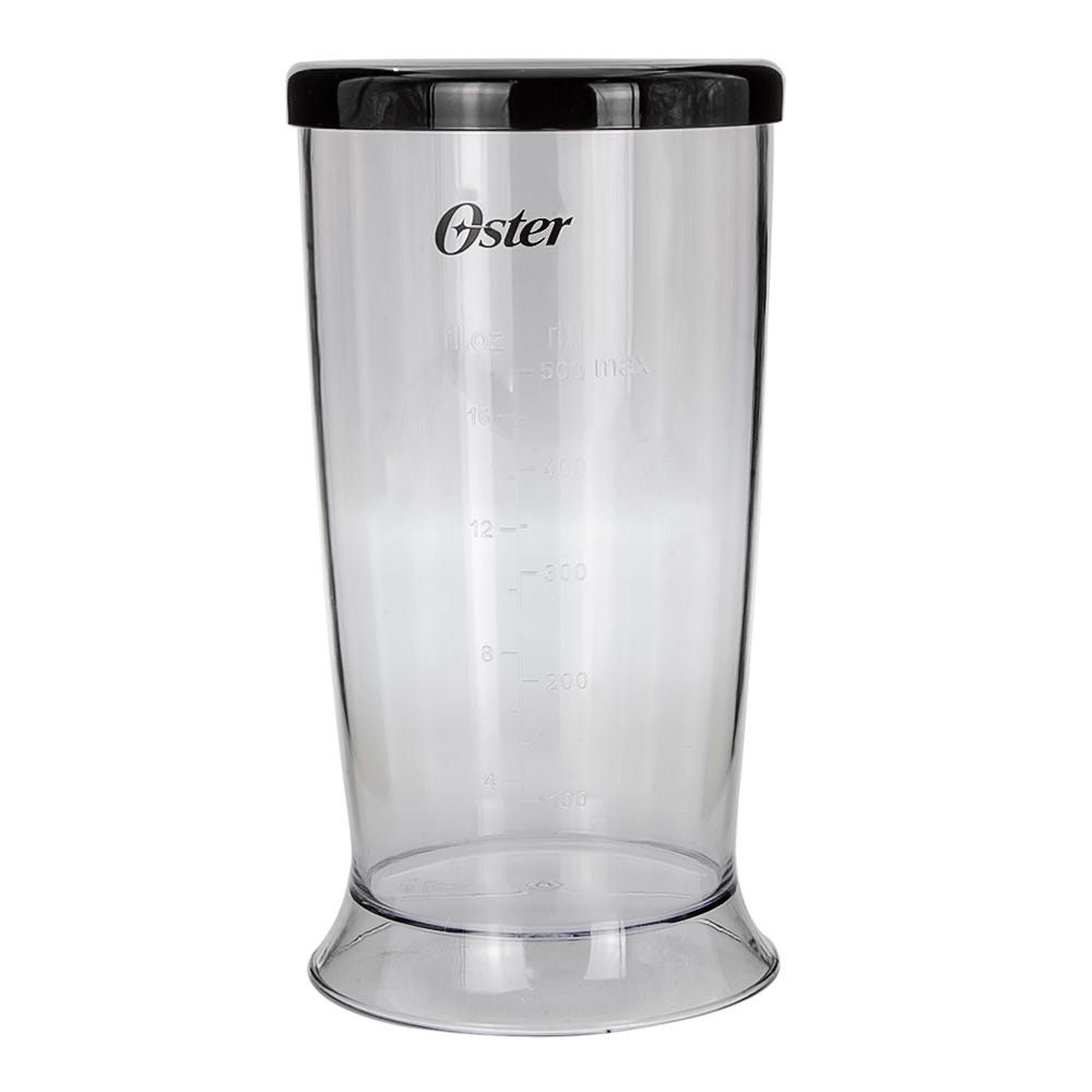 Batidora de inmersión roja con accesorios FPSTH Oster