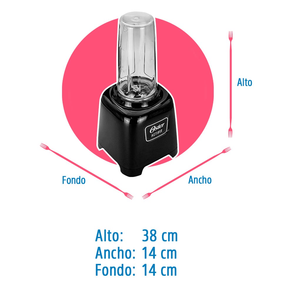 Licuadora personal plástico Actifit BLSTAFB-013 2146196 Oster