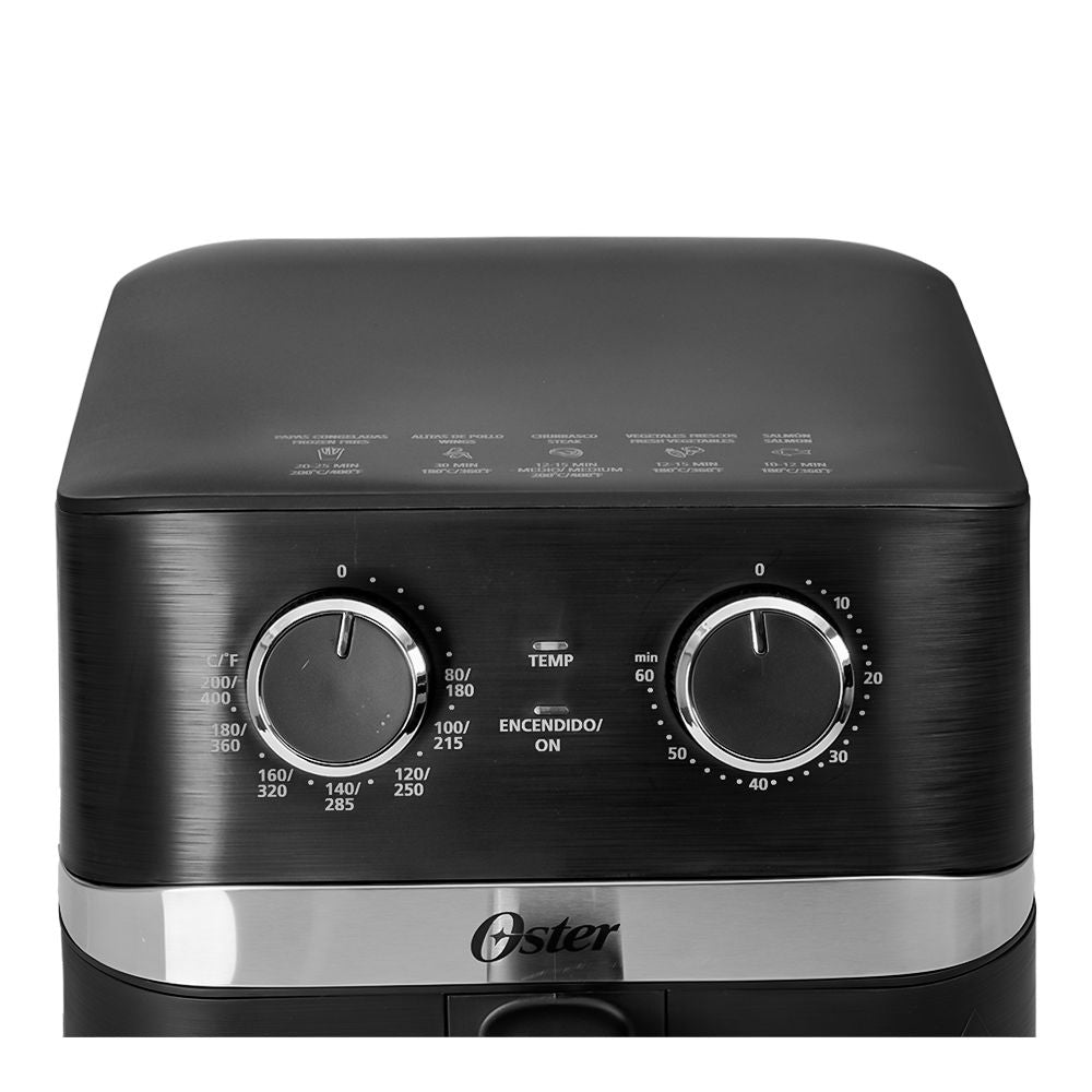 Freidora de aire 4 litros manual negra 2204926 Oster