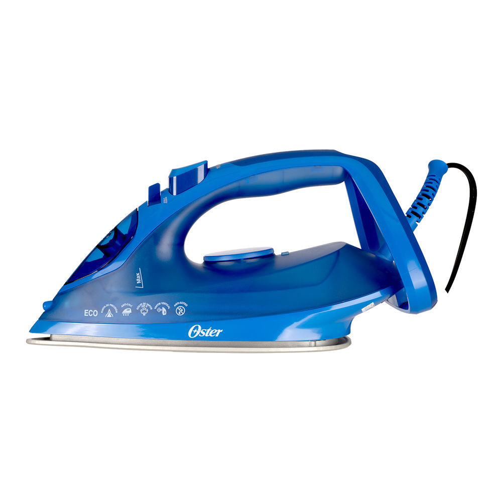 Plancha de vapor con golpe azul GCSTAC7601-013 Oster