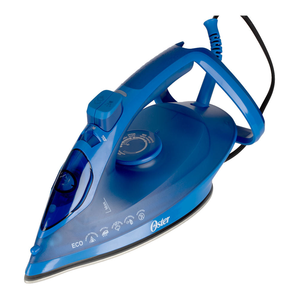 Plancha de vapor con golpe azul GCSTAC7601-013 Oster