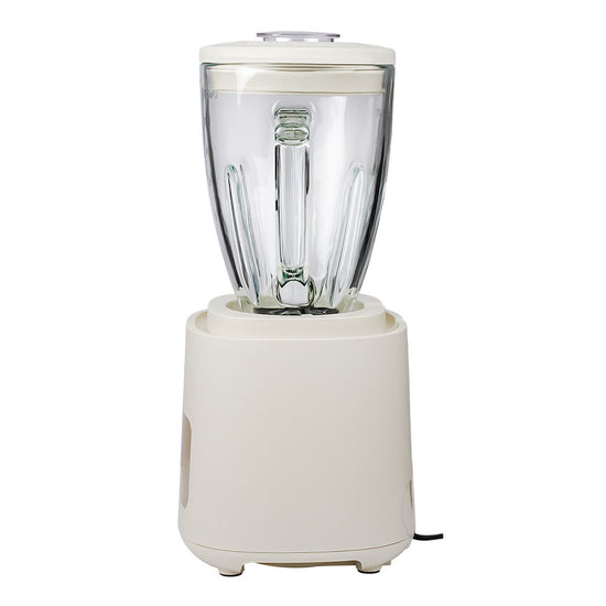 Licuadora Vortex 3 velocidades con vaso de vidrio Oster – vista frontal color crema
