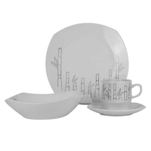 Vajilla 16 piezas Bambú Corona