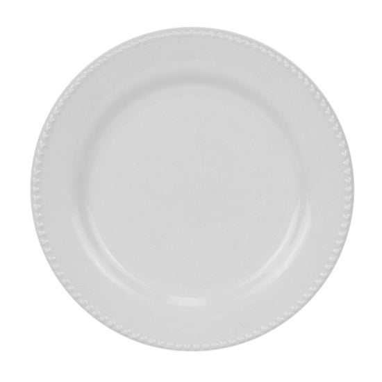 Plato postre 20.5 cm Perla Blanco Corona