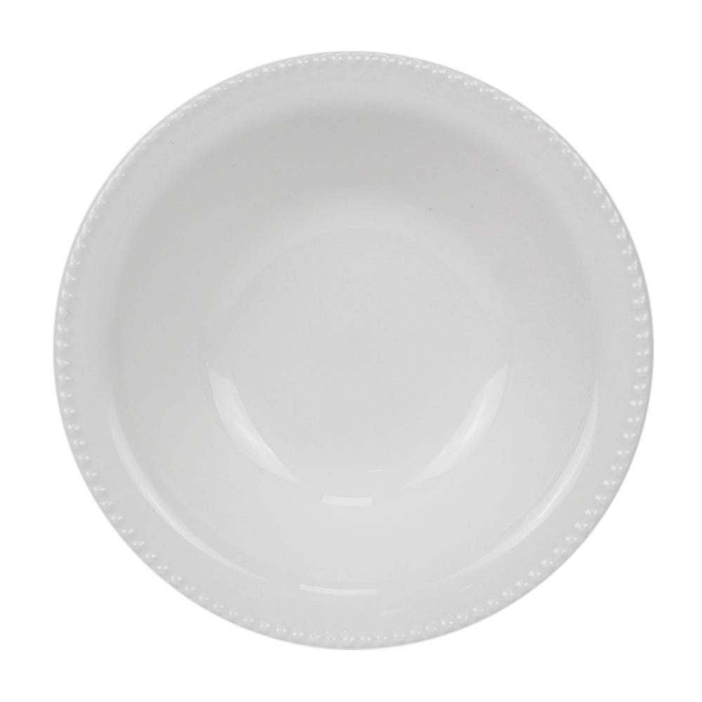 Plato hondo 500 ml Perla Blanco Corona