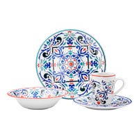 Vajilla de cerámica de 16 piezas Antonella Corona