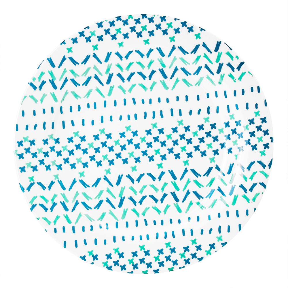 Vajilla de cerámica de 16 piezas zulu Corona