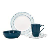 Vajilla de cerámica de 16 piezas zulu Corona