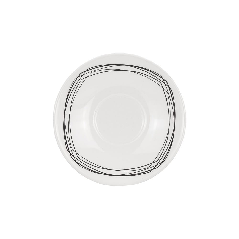 Plato de té de cerámica de 15.1 cm deka PL133B520312LC Corona