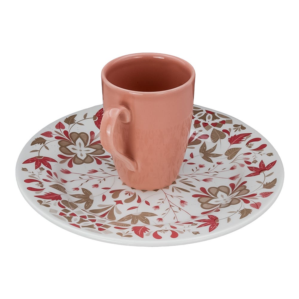 Vajilla de cerámica de 12 piezas Constanza Corona