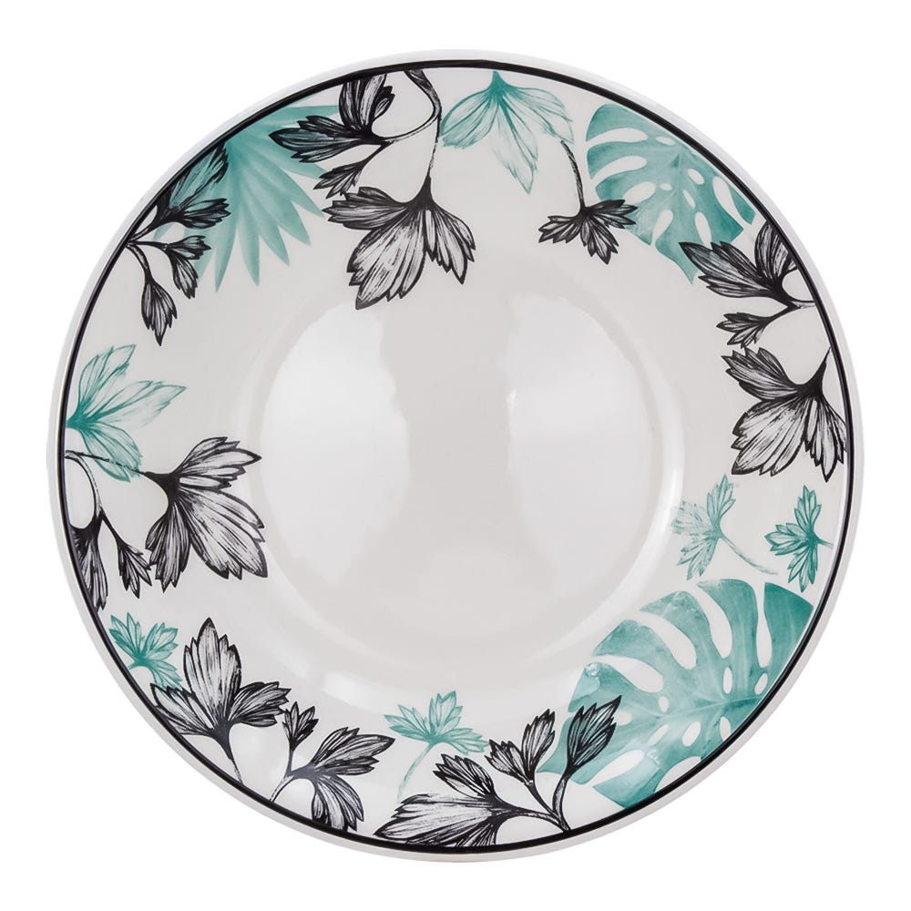 Vajilla de cerámica de 9 piezas Leticia Corona