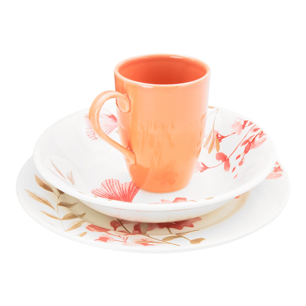 Vajilla de cerámica de 9 piezas Victoria Corona