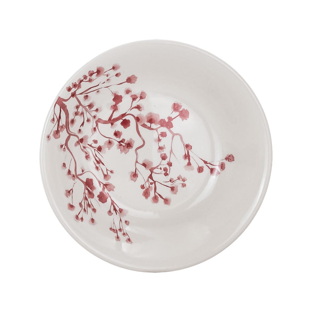 Vajilla de cerámica de 12 piezas Alicia Corona