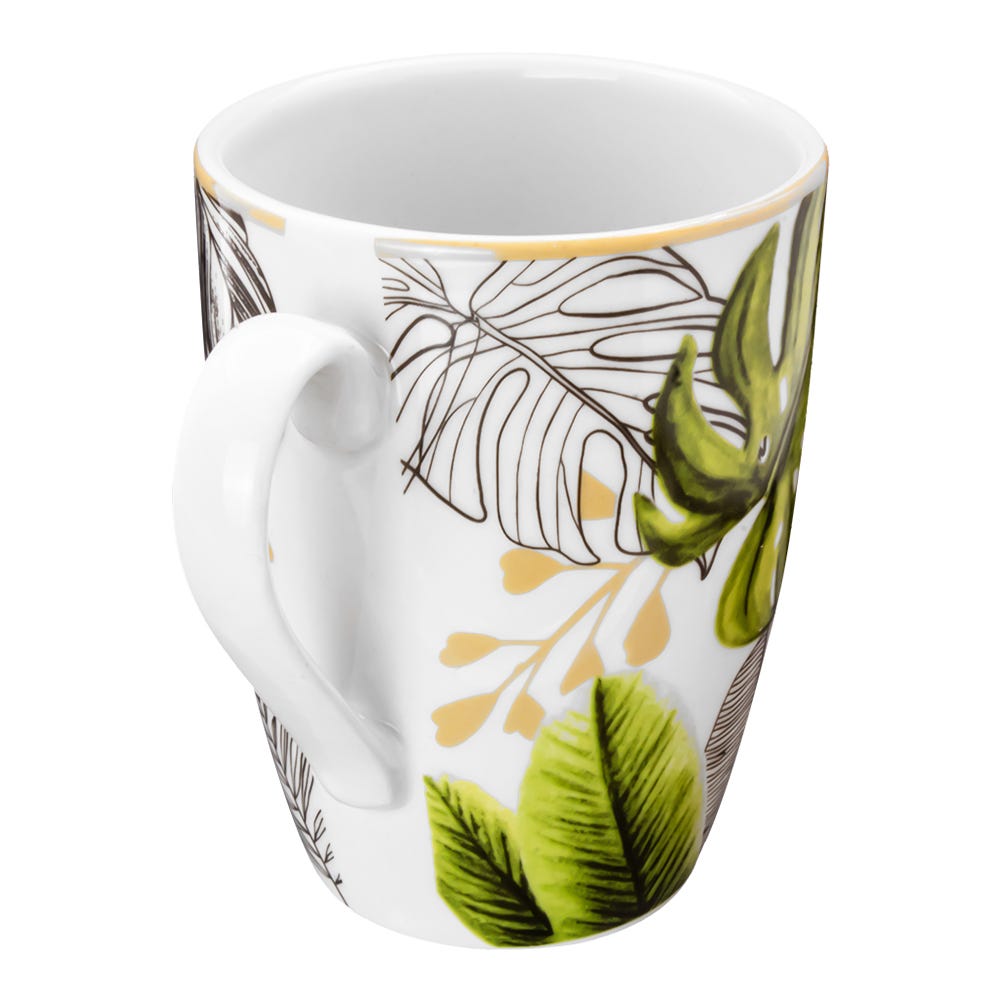 Taza de café cerámica 250 ml Natural Multi Corona