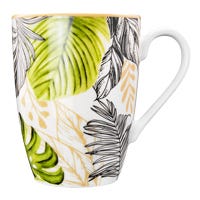 Taza de café cerámica 250 ml Natural Multi Corona