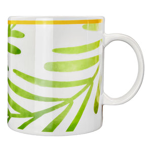 Taza de café de cerámica 300 ml Cassia Helecho Corona