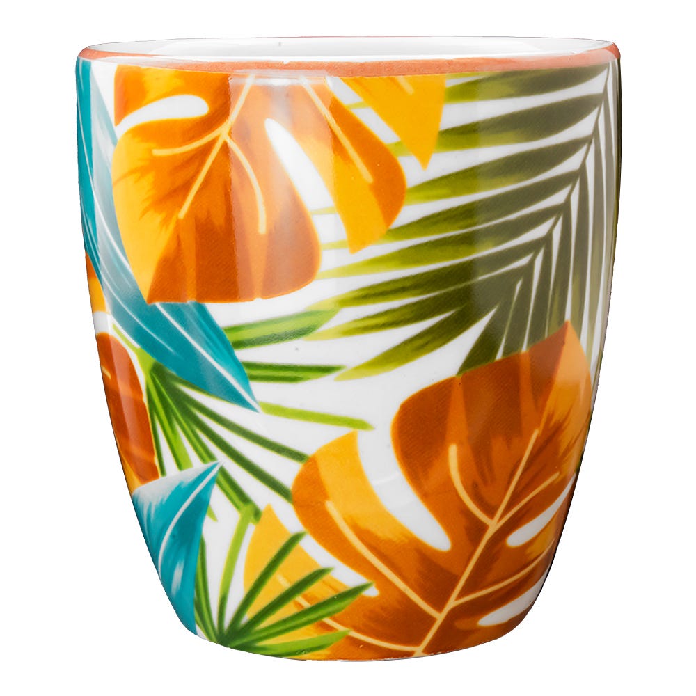 Taza de café cerámica 270 ml Palmas Otoño Corona