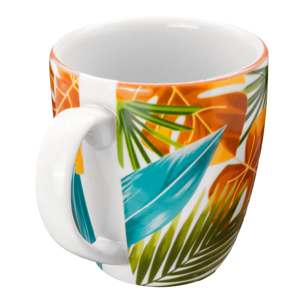Taza de café cerámica 270 ml Palmas Otoño Corona