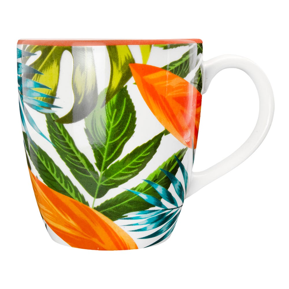 Taza de café cerámica 230 ml Palmas Primavera Corona
