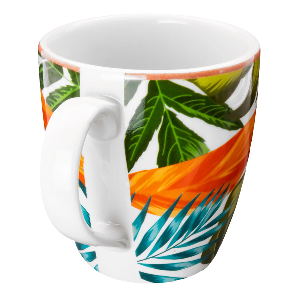 Taza de café cerámica 230 ml Palmas Primavera Corona