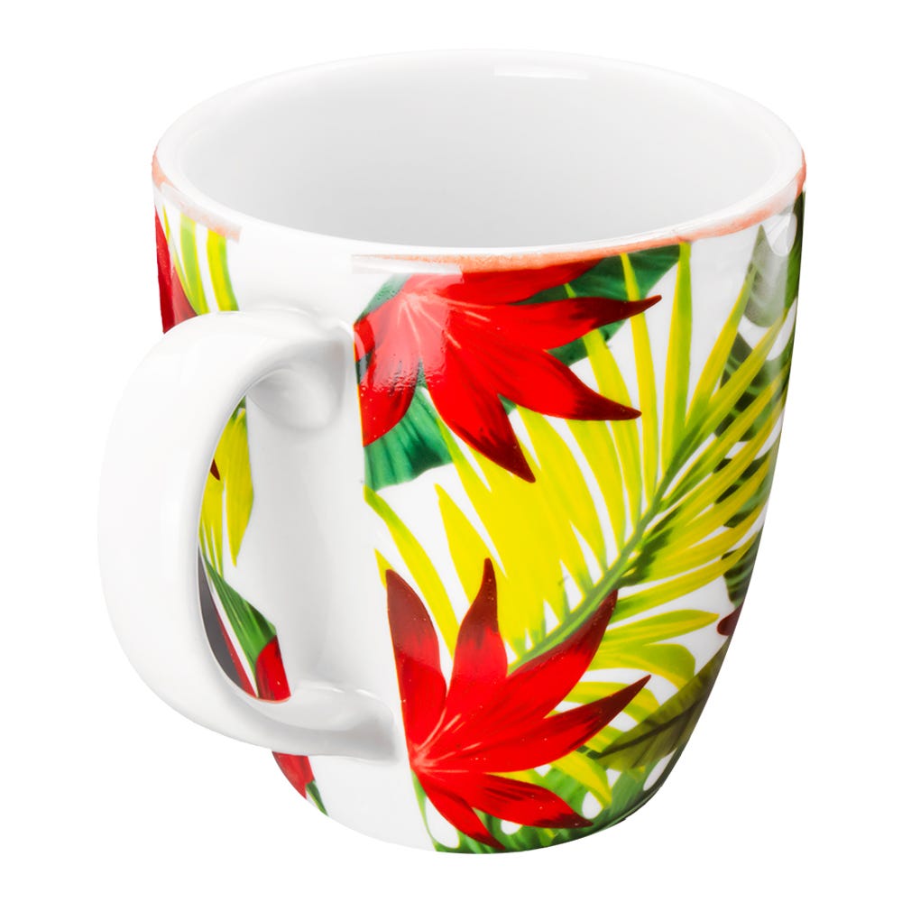 Taza de café cerámica 270 ml Palmas Verano Corona