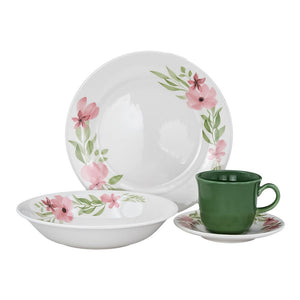 Vajilla de cerámica de 16 piezas Danna Corona