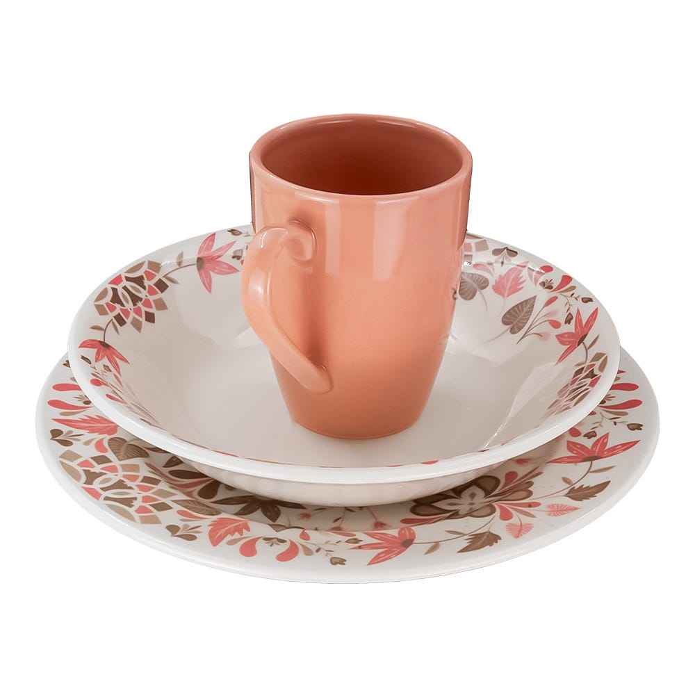 Vajilla de cerámica decorada 9 piezas CONSTANZA VL131G030109LC Corona