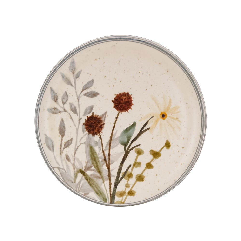 Vajilla de cerámica decorada 4 x 16 Anastasia VL175H040116 Corona