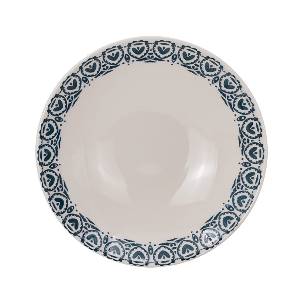 Vajilla de cerámica decorada Triana 16 piezas VL180H040116 Corona