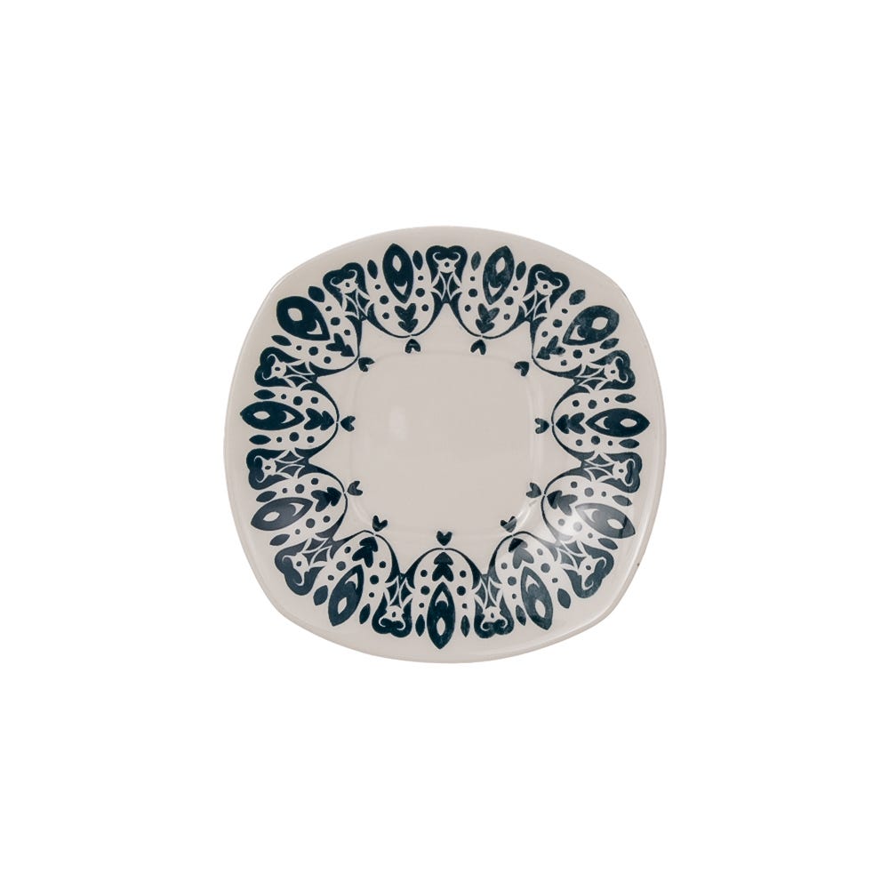 Vajilla de cerámica decorada Triana 16 piezas VL180H040116 Corona