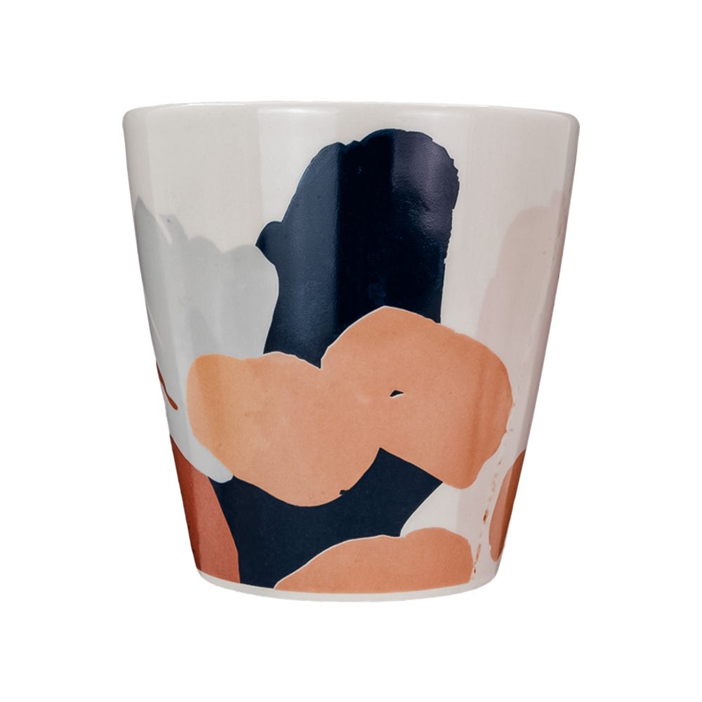 Taza mug de cerámica 360 ml Enigma PL141I556024 Corona