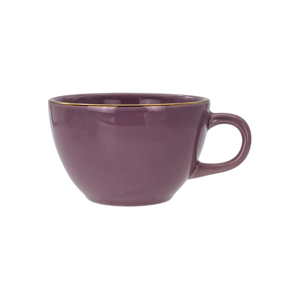 Set de té de cerámica decorada 4 x 8 Loreta SL172H030108 Corona