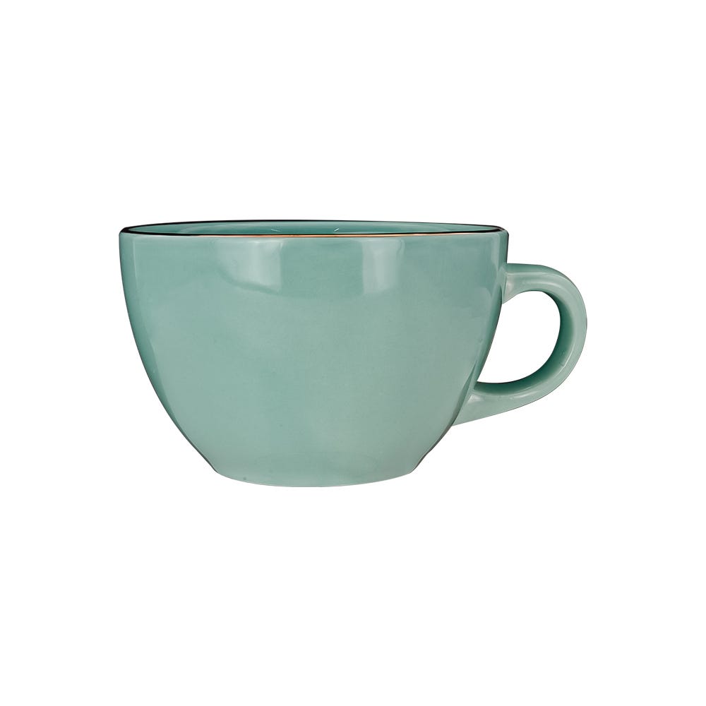 Set de té de cerámica decorada 4 x 8 Loreta SL172H030108 Corona