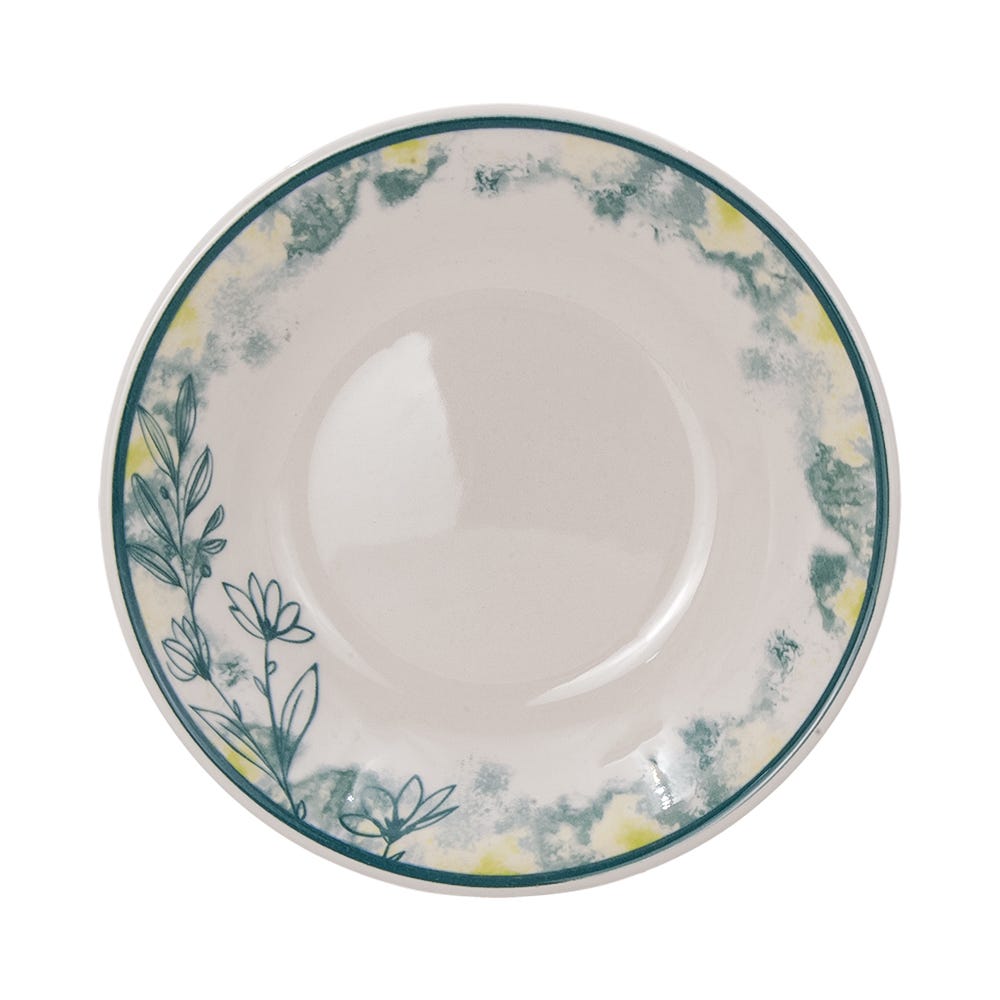 Vajilla de cerámica decorada Cala 12 piezas VL156G040112 Corona