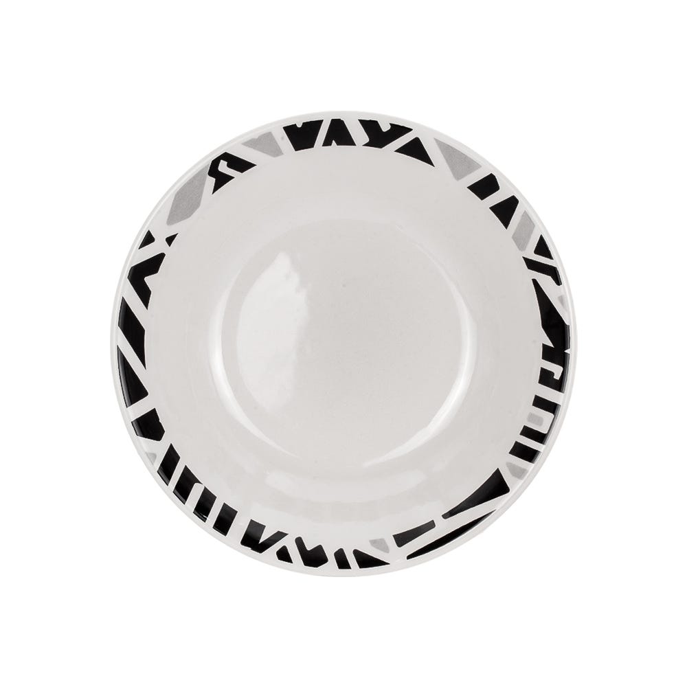 Vajilla de cerámica decorada 4 x 12 Bora VL175I040112 Corona