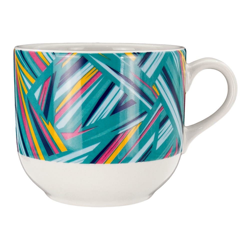 Taza jumbo de cerámica 470 ml Art varios decorados PL181G526212 Corona